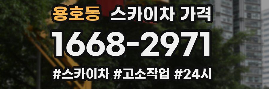 용호동 스카이차 가격