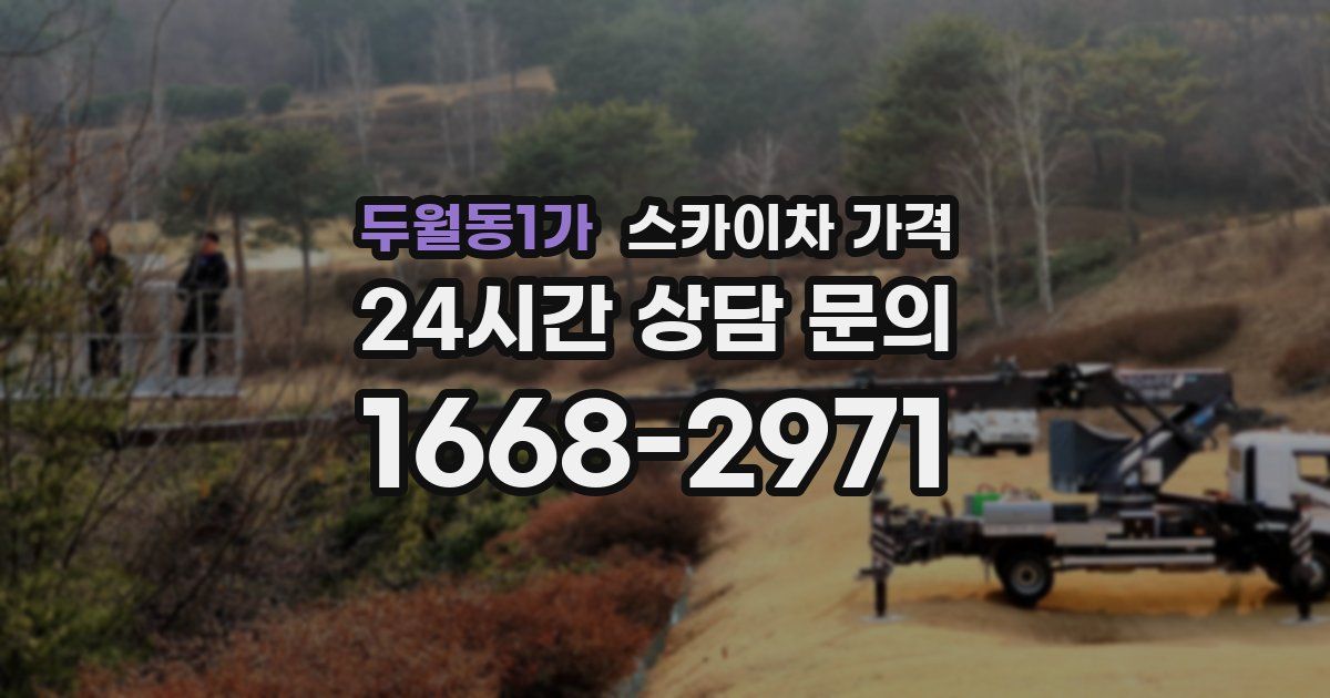 두월동1가 스카이차 가격