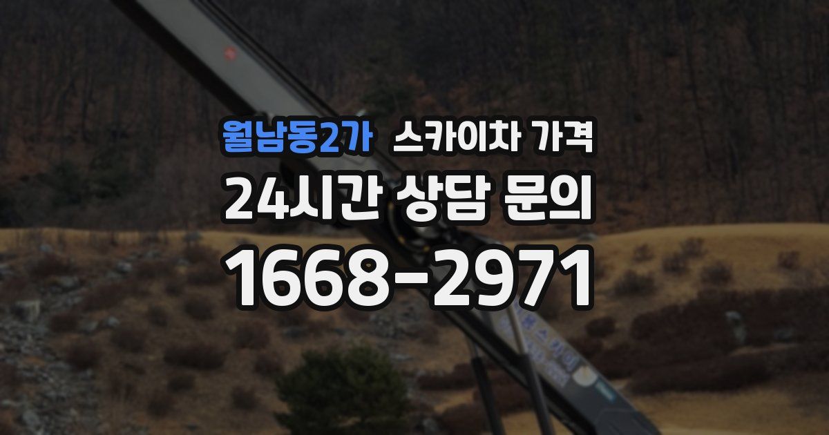 월남동2가 스카이차 가격