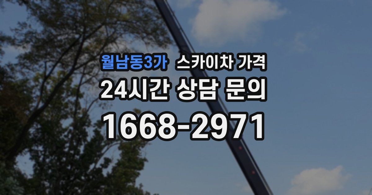 월남동3가 스카이차 가격
