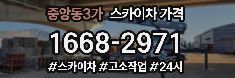 중앙동3가 스카이차 가격