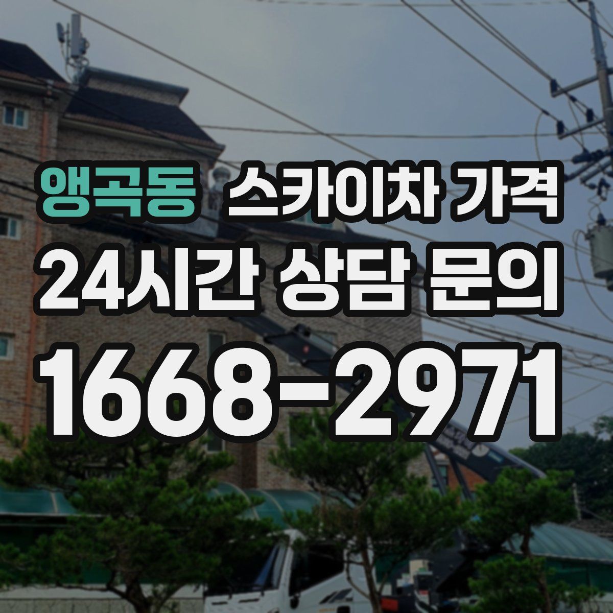 앵곡동 스카이차 가격