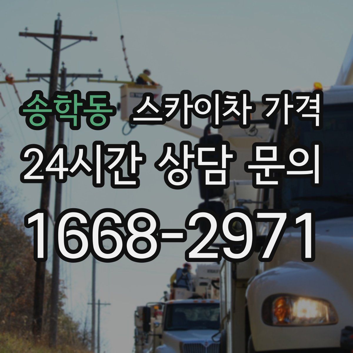 송학동 스카이차 가격