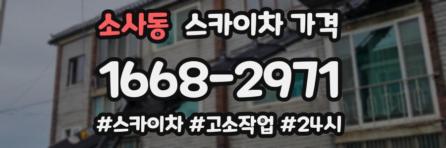 소사동 스카이차 가격