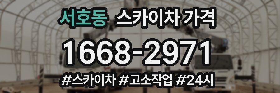 서호동 스카이차 가격