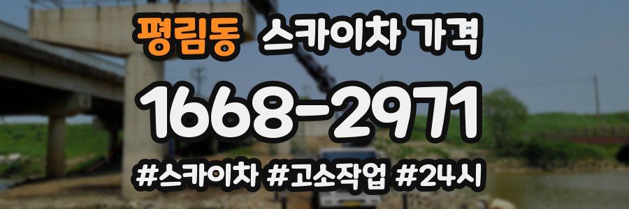 평림동 스카이차 가격