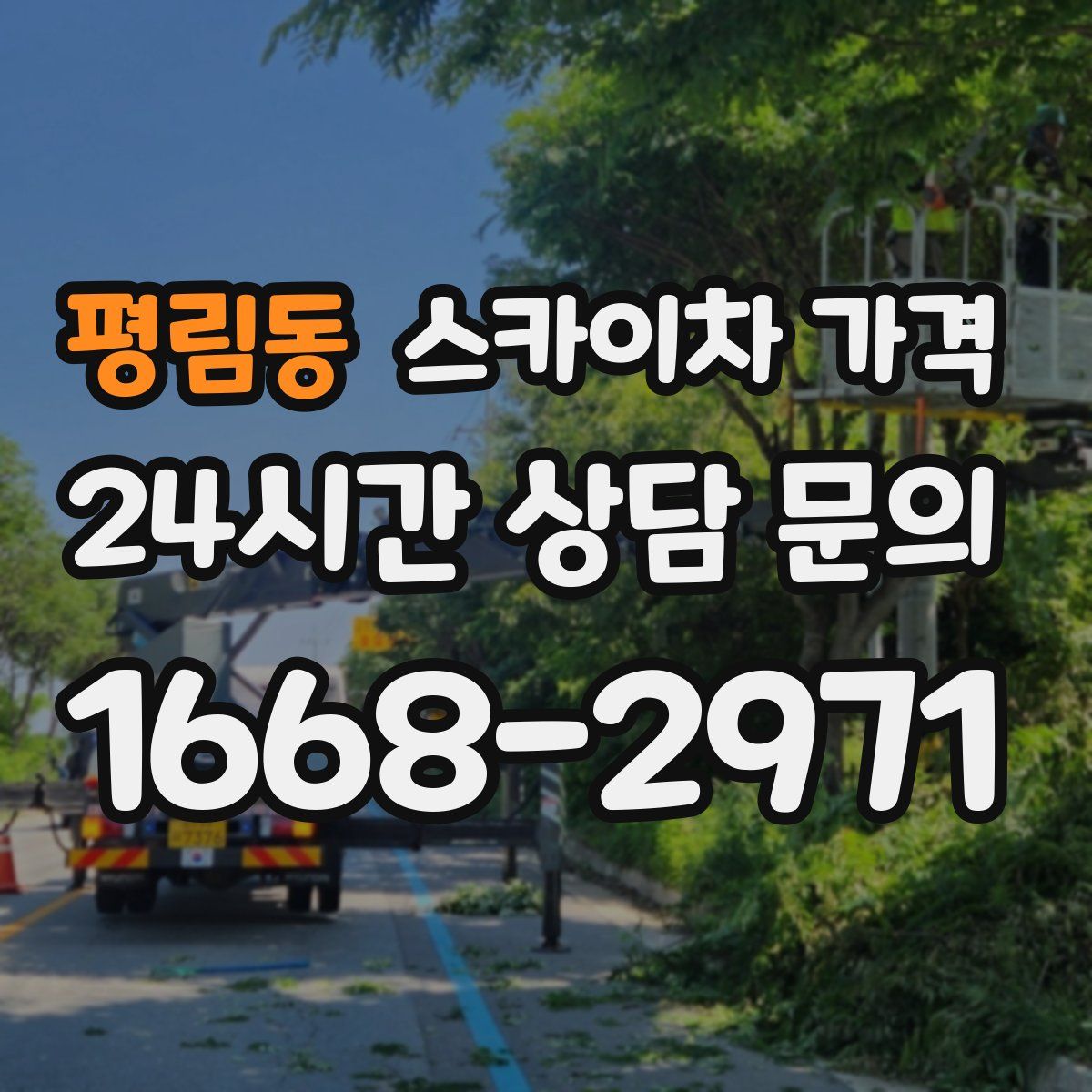 평림동 스카이차 가격