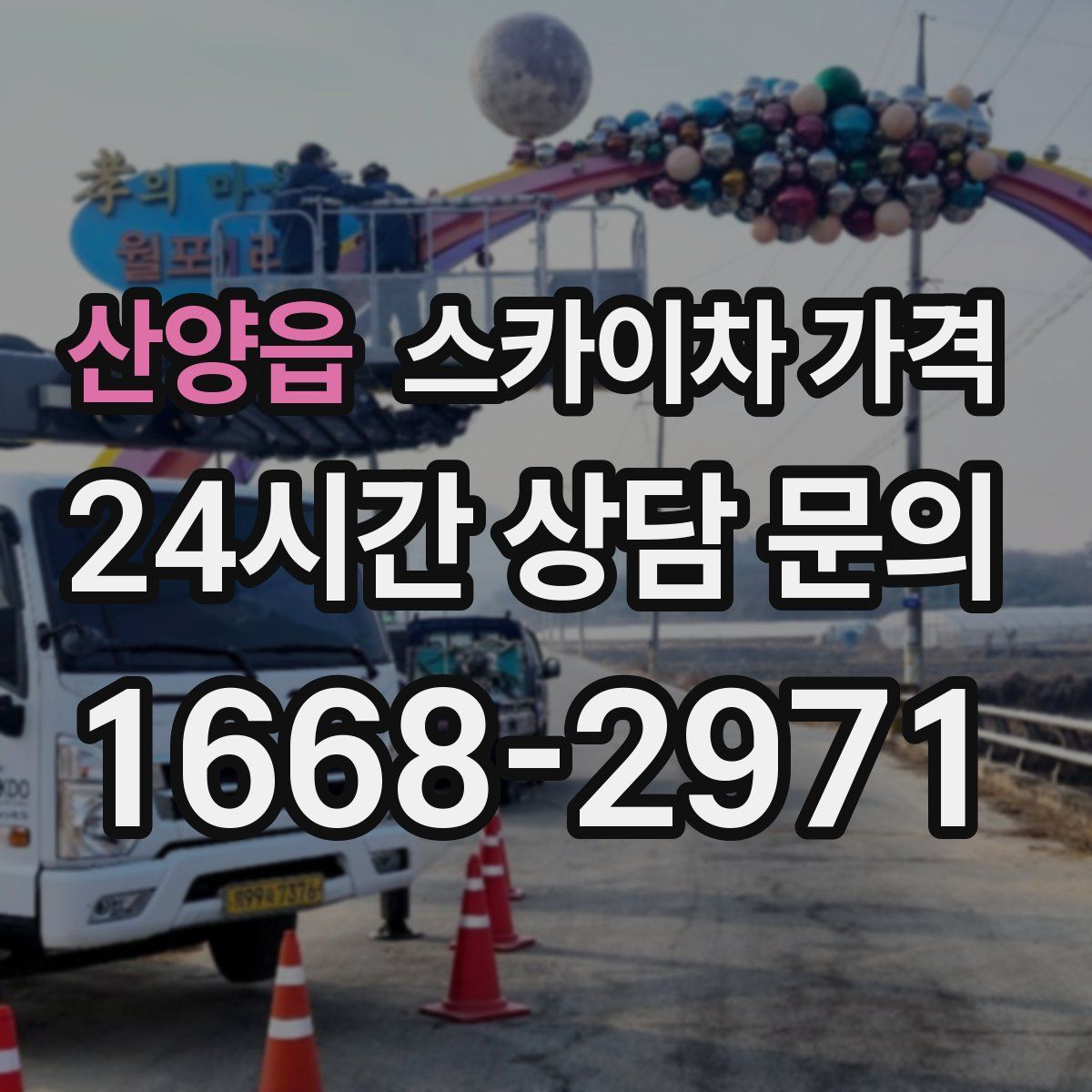 산양읍 스카이차 가격