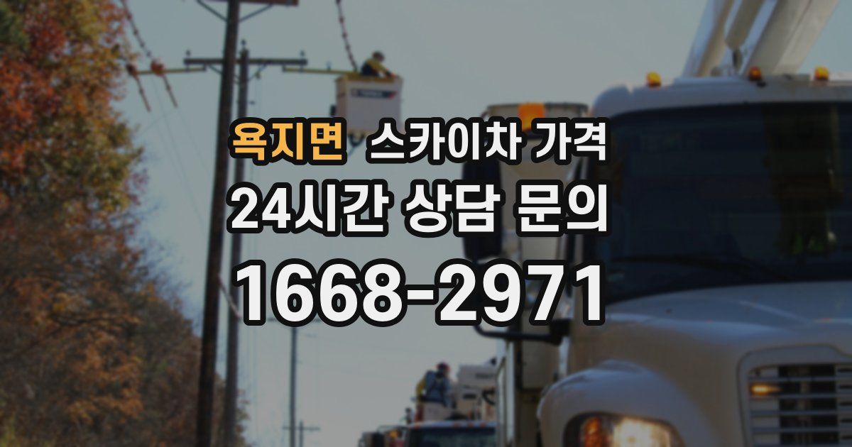 욕지면 스카이차 가격