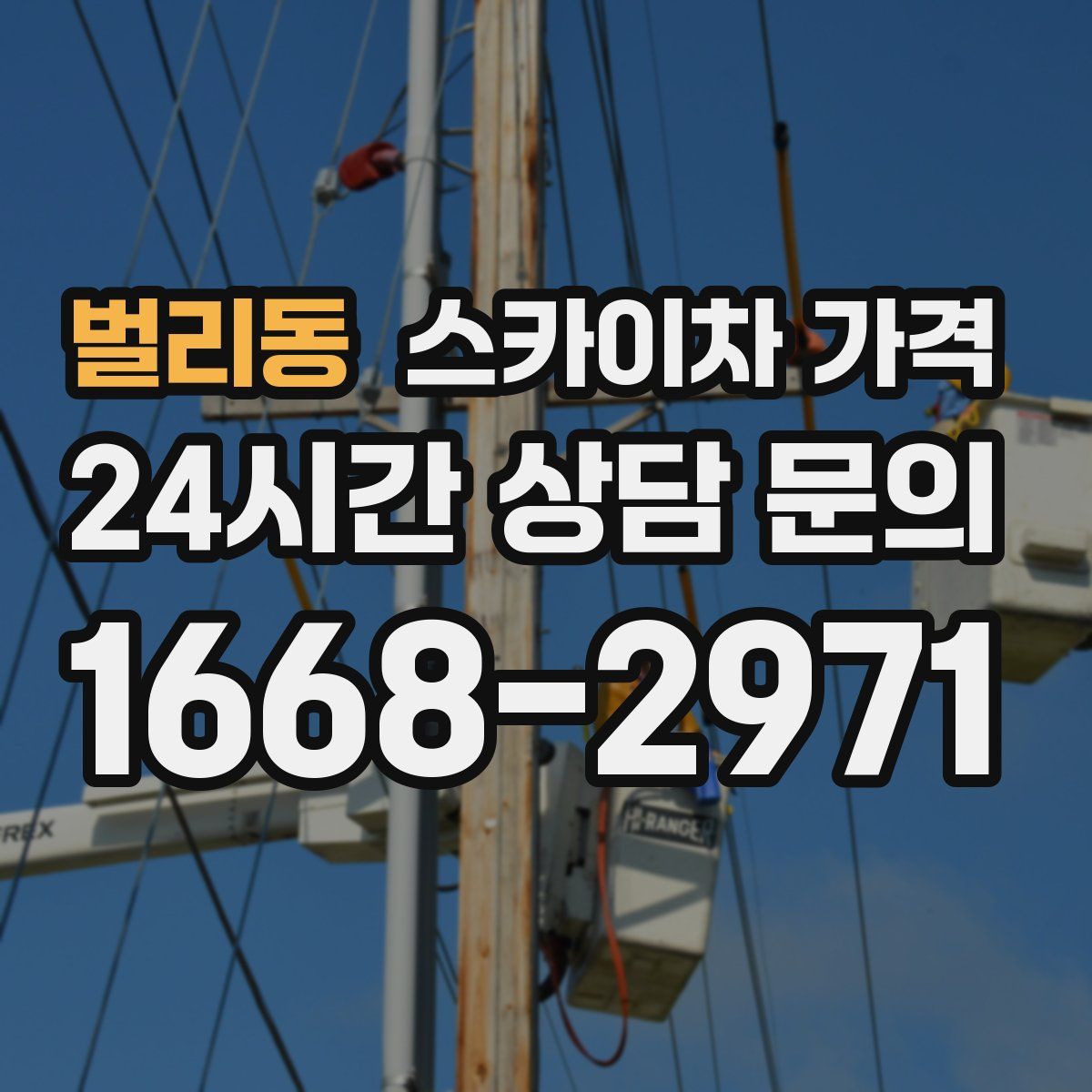 벌리동 스카이차 가격