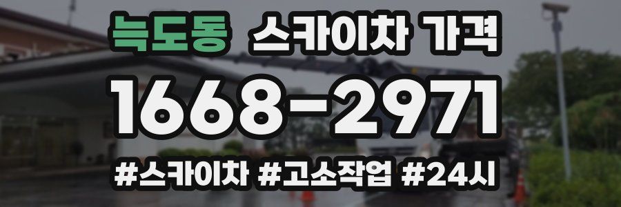 늑도동 스카이차 가격