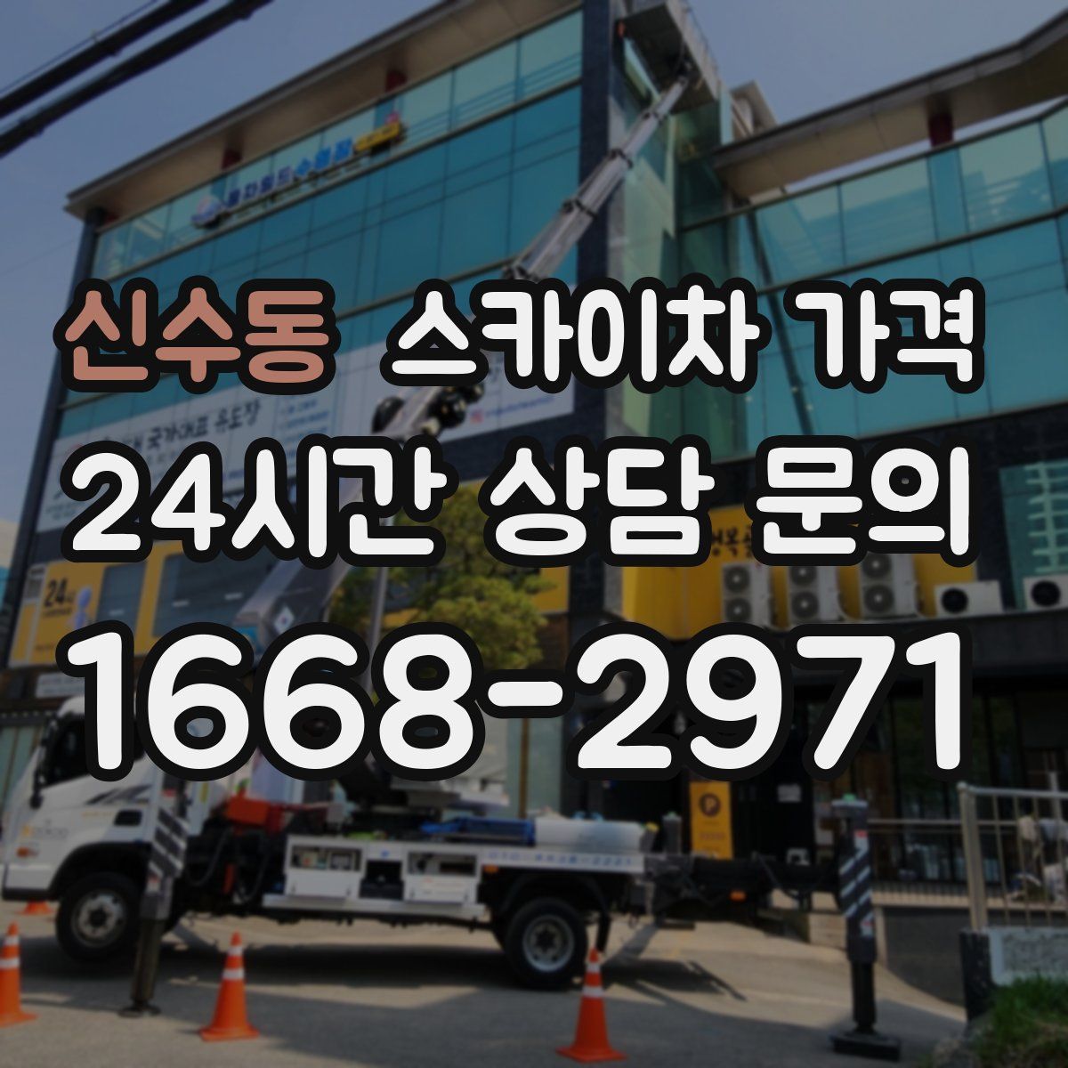 신수동 스카이차 가격