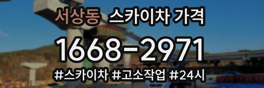 서상동 스카이차 가격