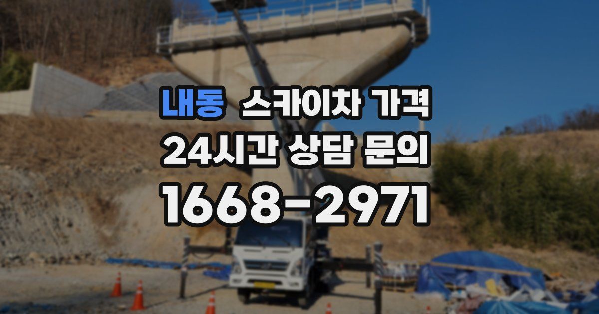 내동 스카이차 가격