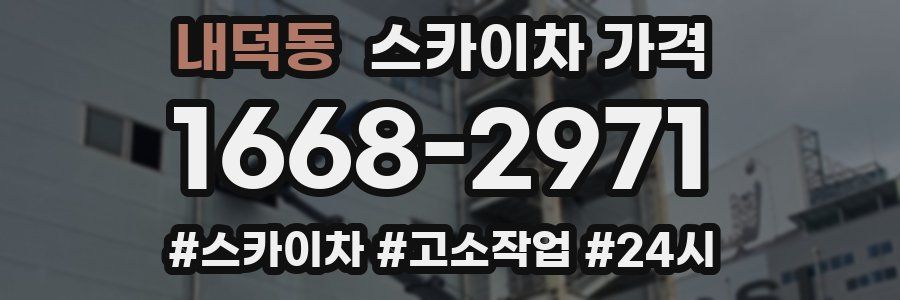 내덕동 스카이차 가격