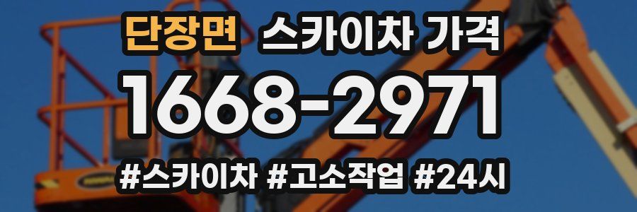 단장면 스카이차 가격