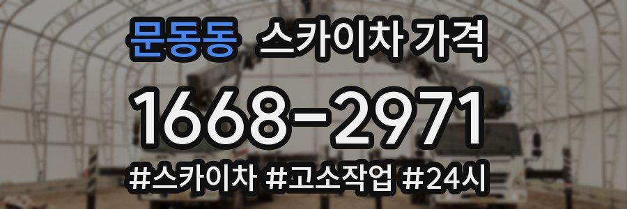 문동동 스카이차 가격