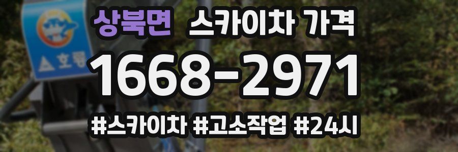 상북면 스카이차 가격