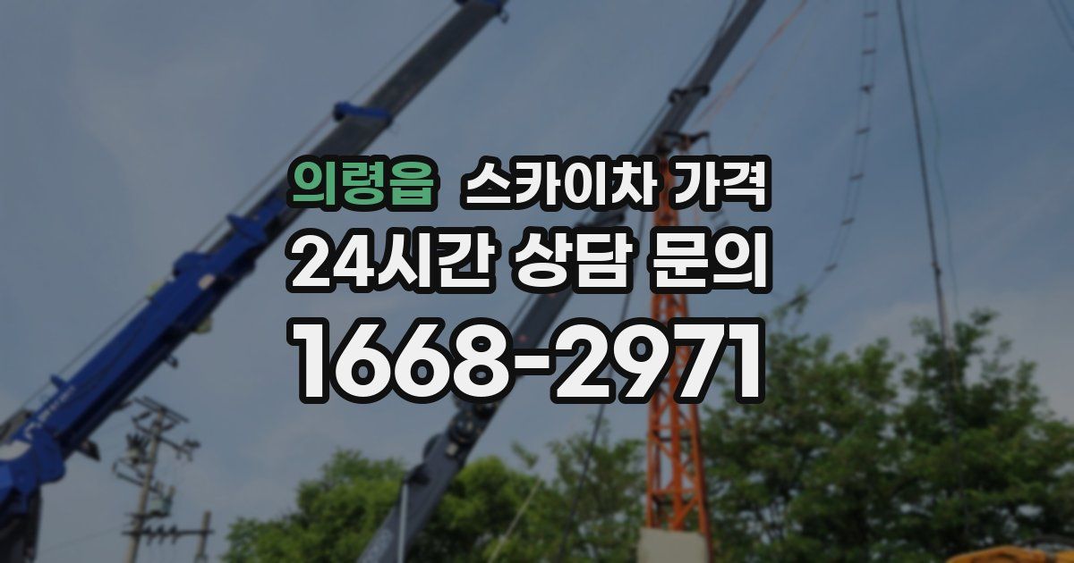 의령읍 스카이차 가격