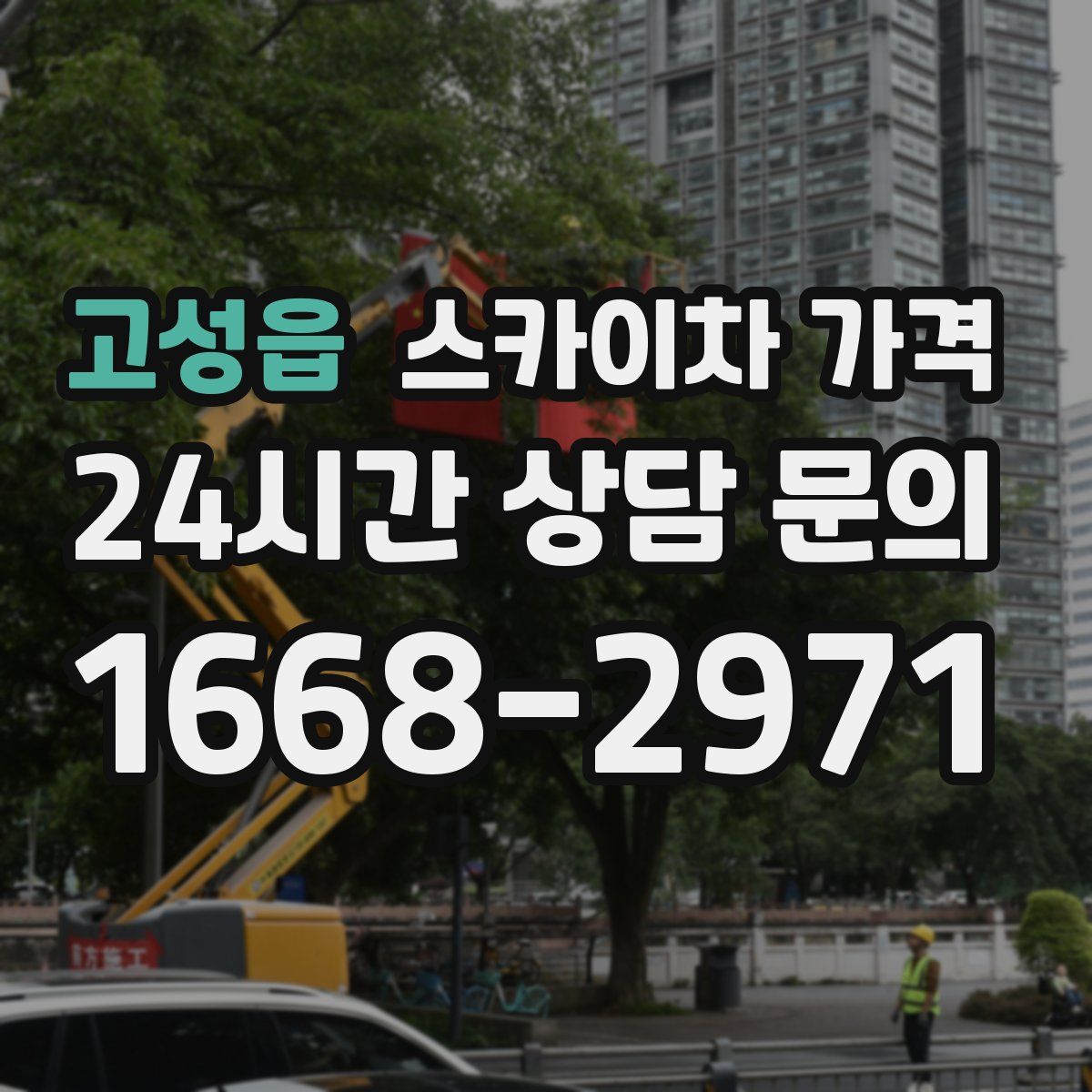 고성읍 스카이차 가격