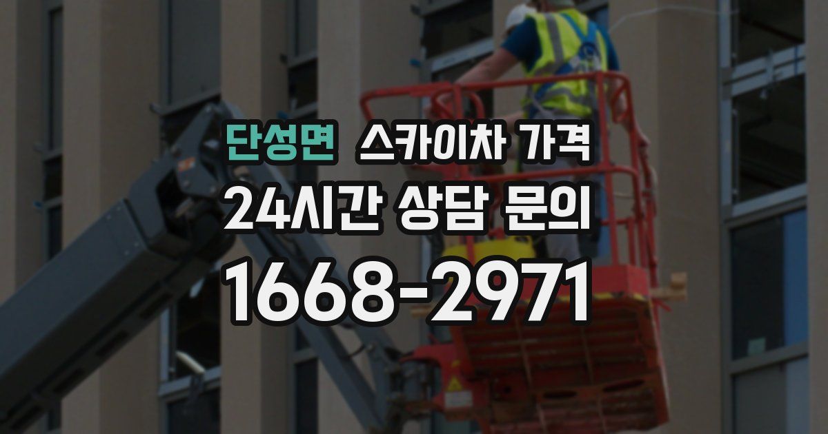 단성면 스카이차 가격