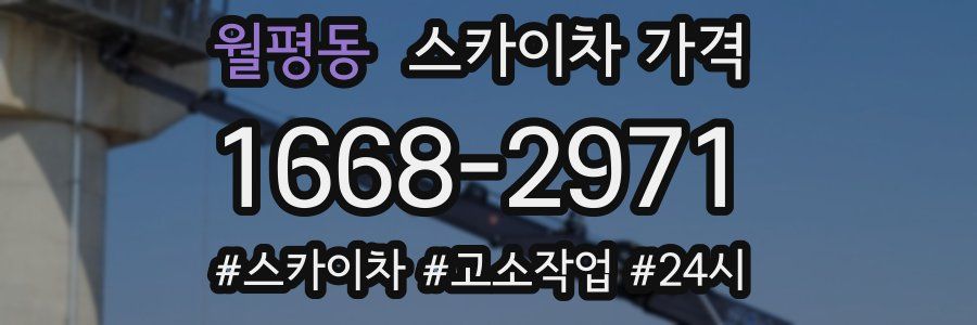 월평동 스카이차 가격