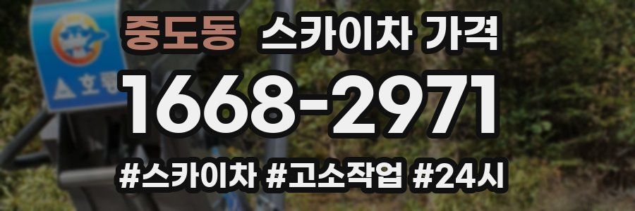 중도동 스카이차 가격