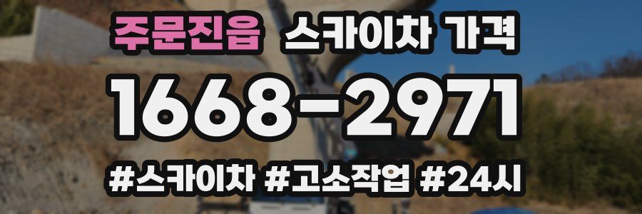 주문진읍 스카이차 가격