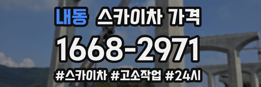 내동 스카이차 가격