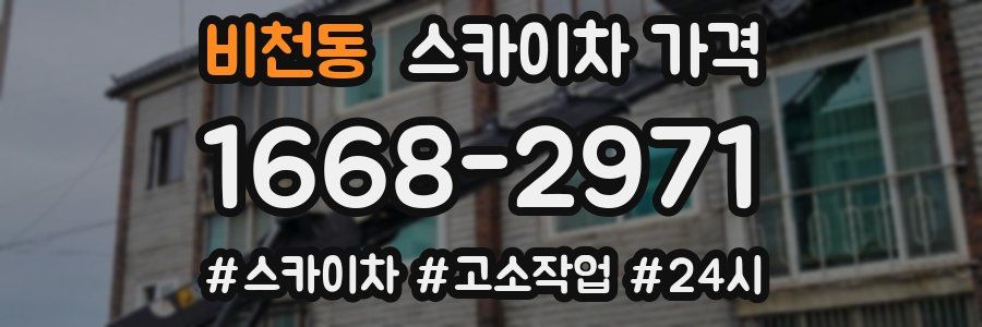 비천동 스카이차 가격