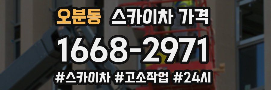 오분동 스카이차 가격