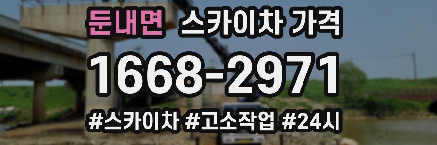 둔내면 스카이차 가격