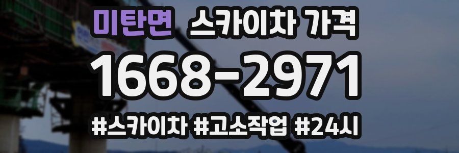 미탄면 스카이차 가격