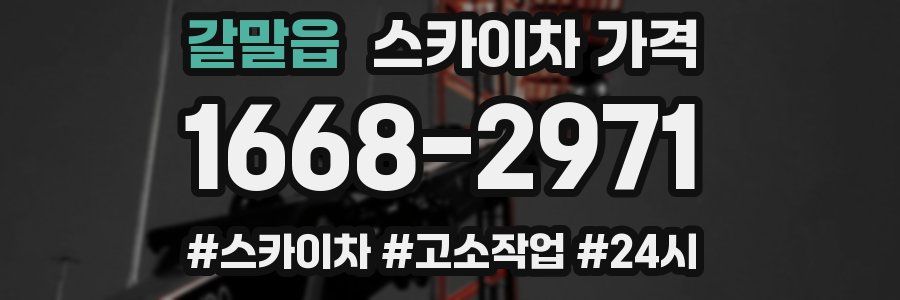 갈말읍 스카이차 가격