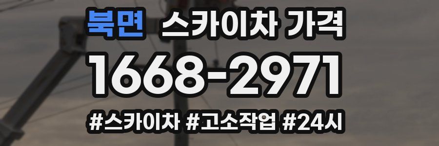 북면 스카이차 가격