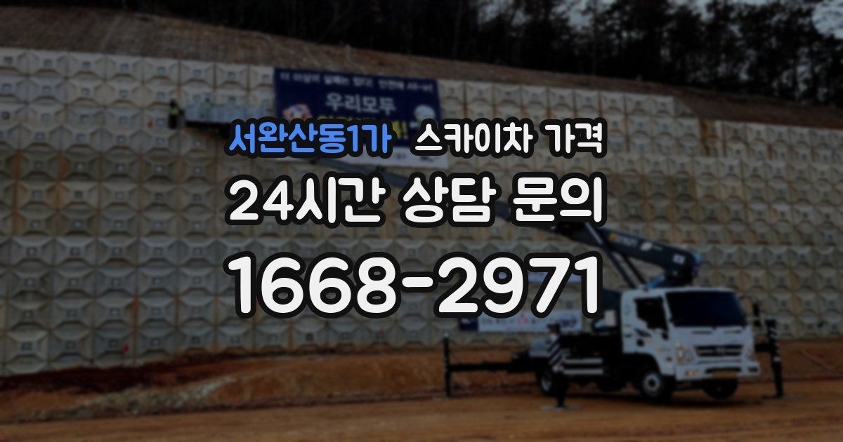 서완산동1가 스카이차 가격