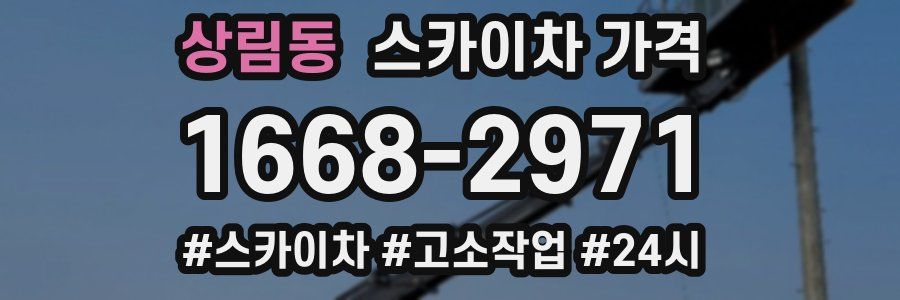 상림동 스카이차 가격