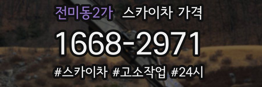 전미동2가 스카이차 가격