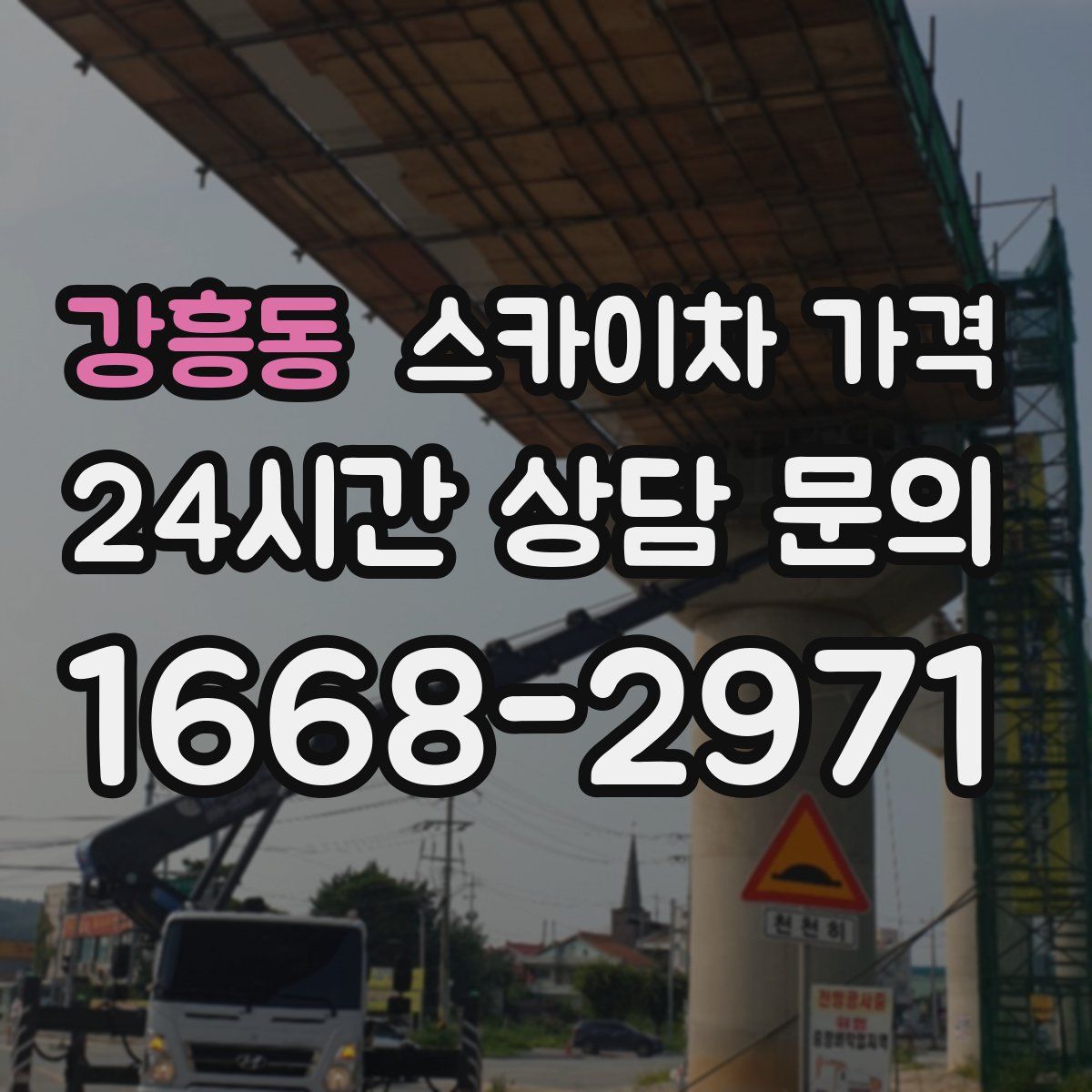 강흥동 스카이차 가격