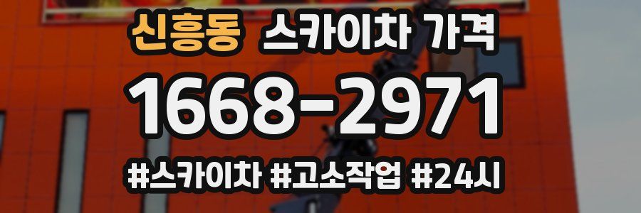 신흥동 스카이차 가격