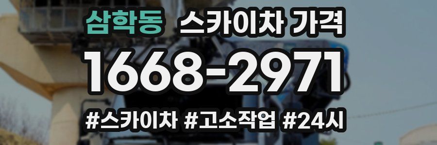 삼학동 스카이차 가격