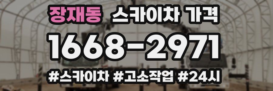 장재동 스카이차 가격