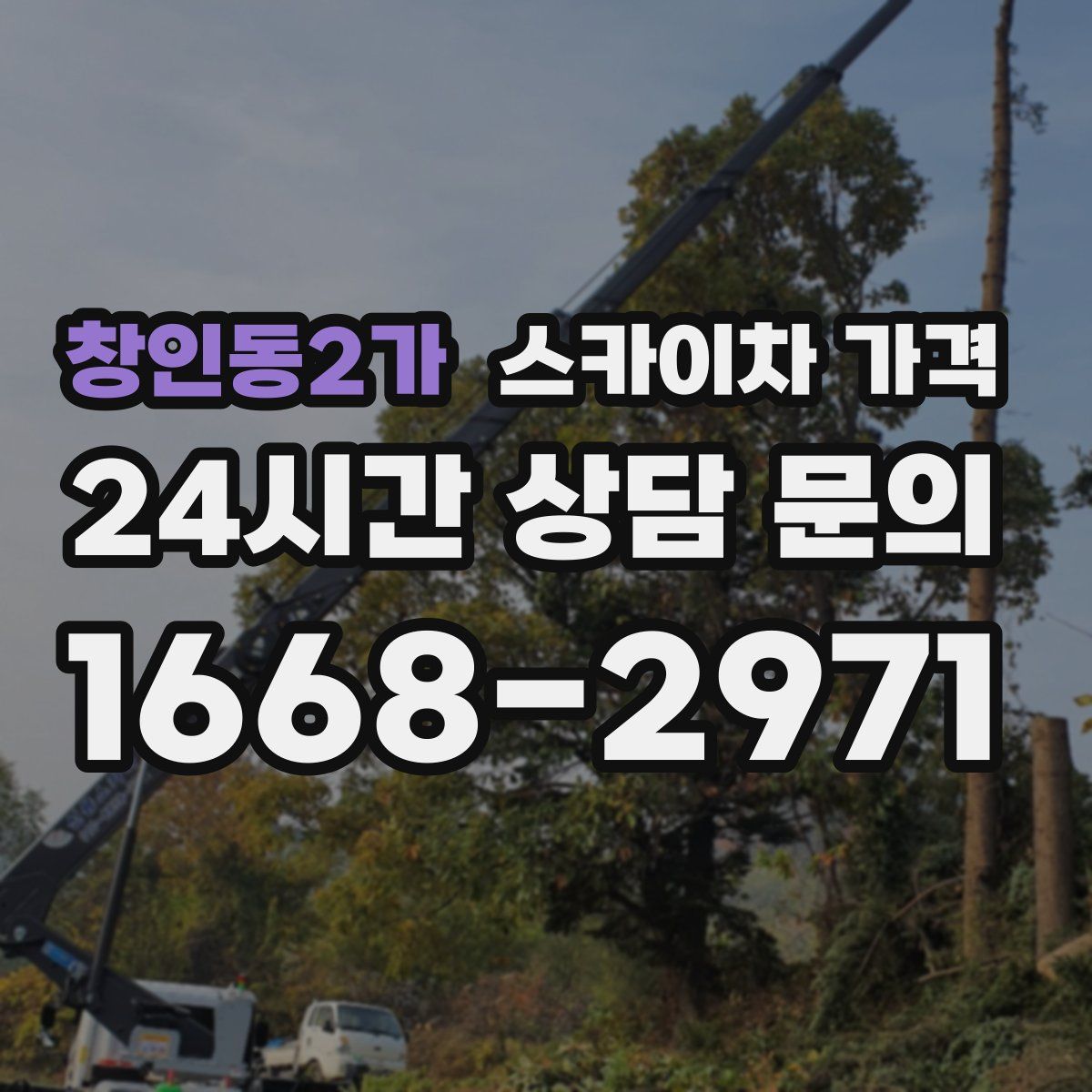 창인동2가 스카이차 가격