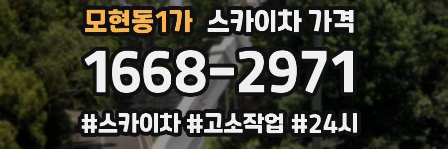모현동1가 스카이차 가격