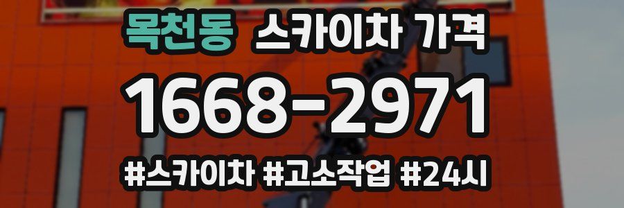 목천동 스카이차 가격