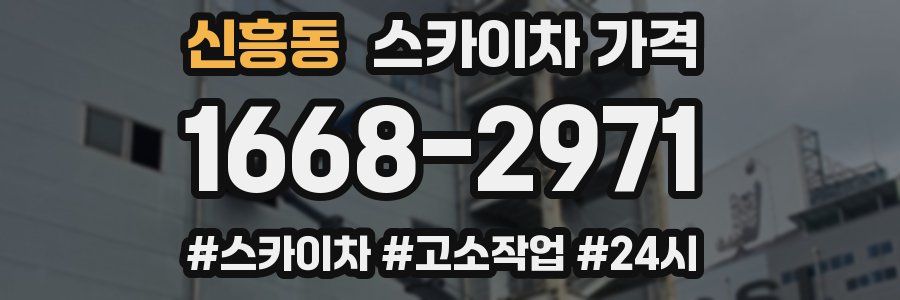 신흥동 스카이차 가격