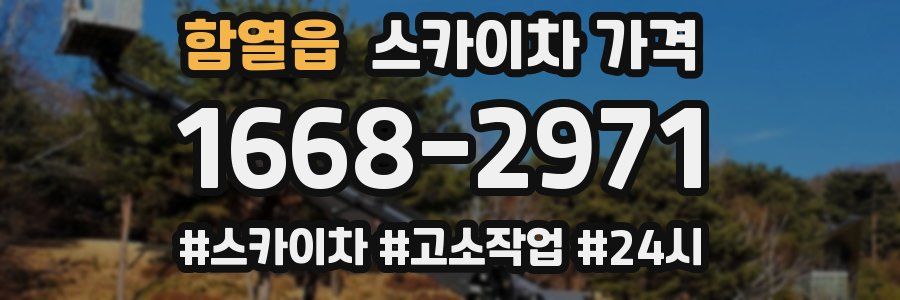 함열읍 스카이차 가격