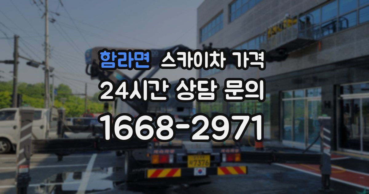 함라면 스카이차 가격