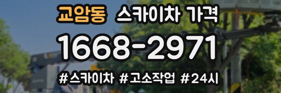 교암동 스카이차 가격