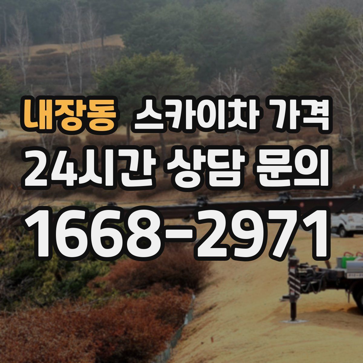 내장동 스카이차 가격